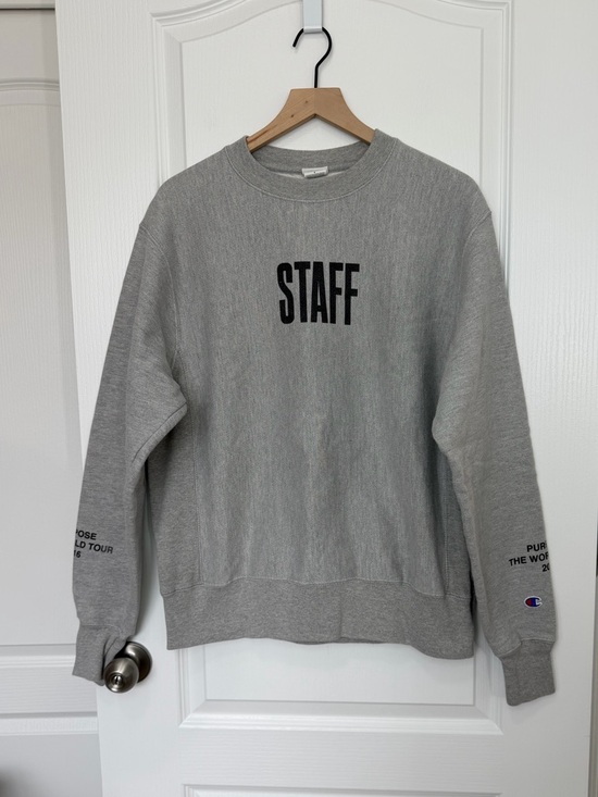 Justin Bieber Other - Justin Bieber The Purpose World Tour 2016 Champion Crewneck Sweater Medium